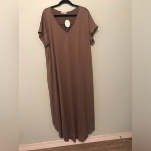 NWOT entro tan dress